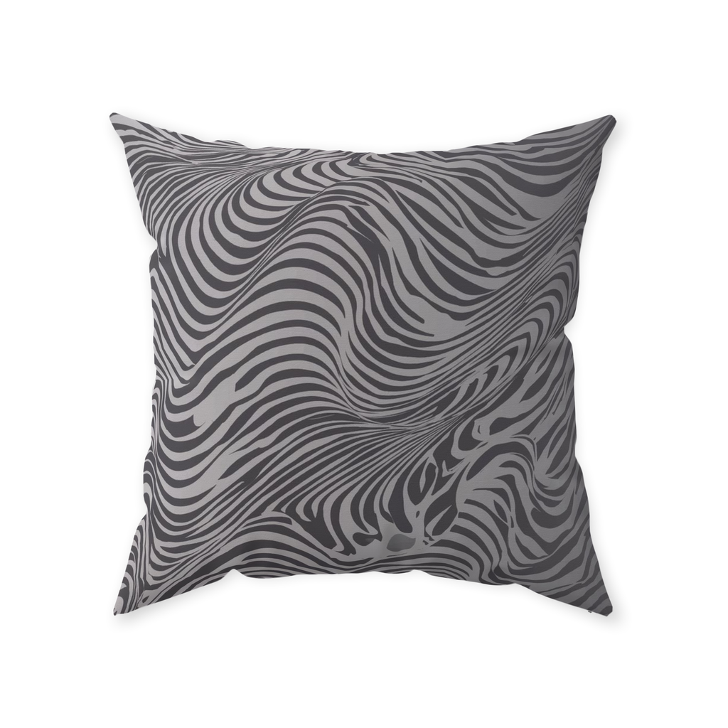 Black Zebra Throw Pillows
