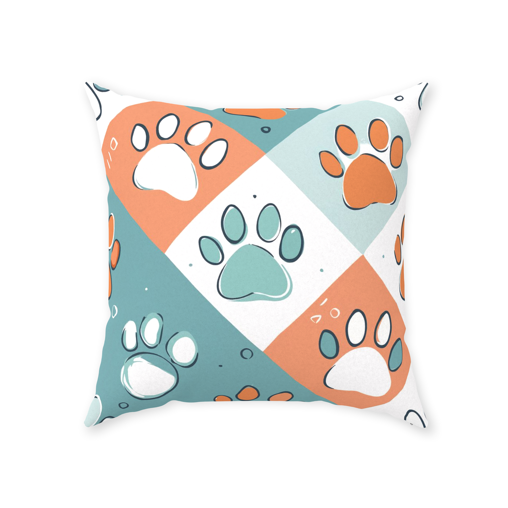 Paws Throw Pillows
