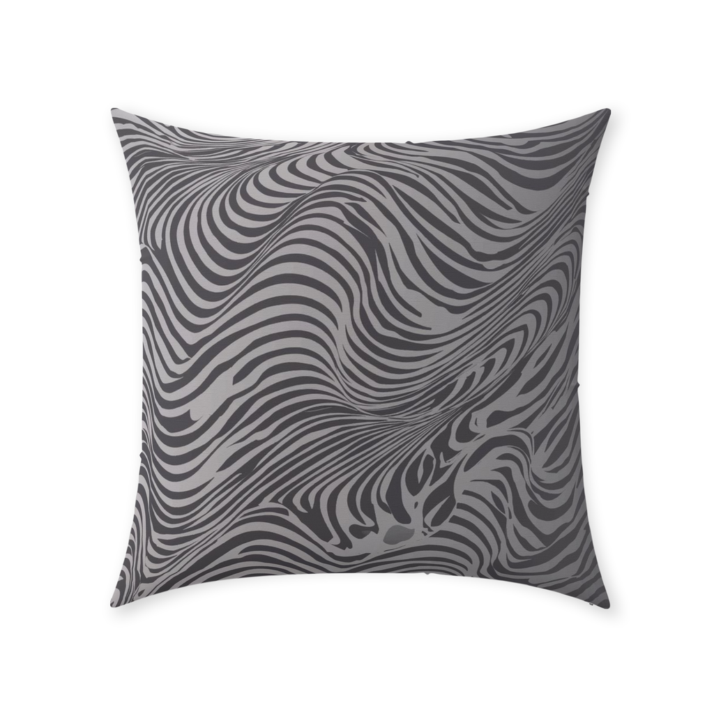 Black Zebra Throw Pillows