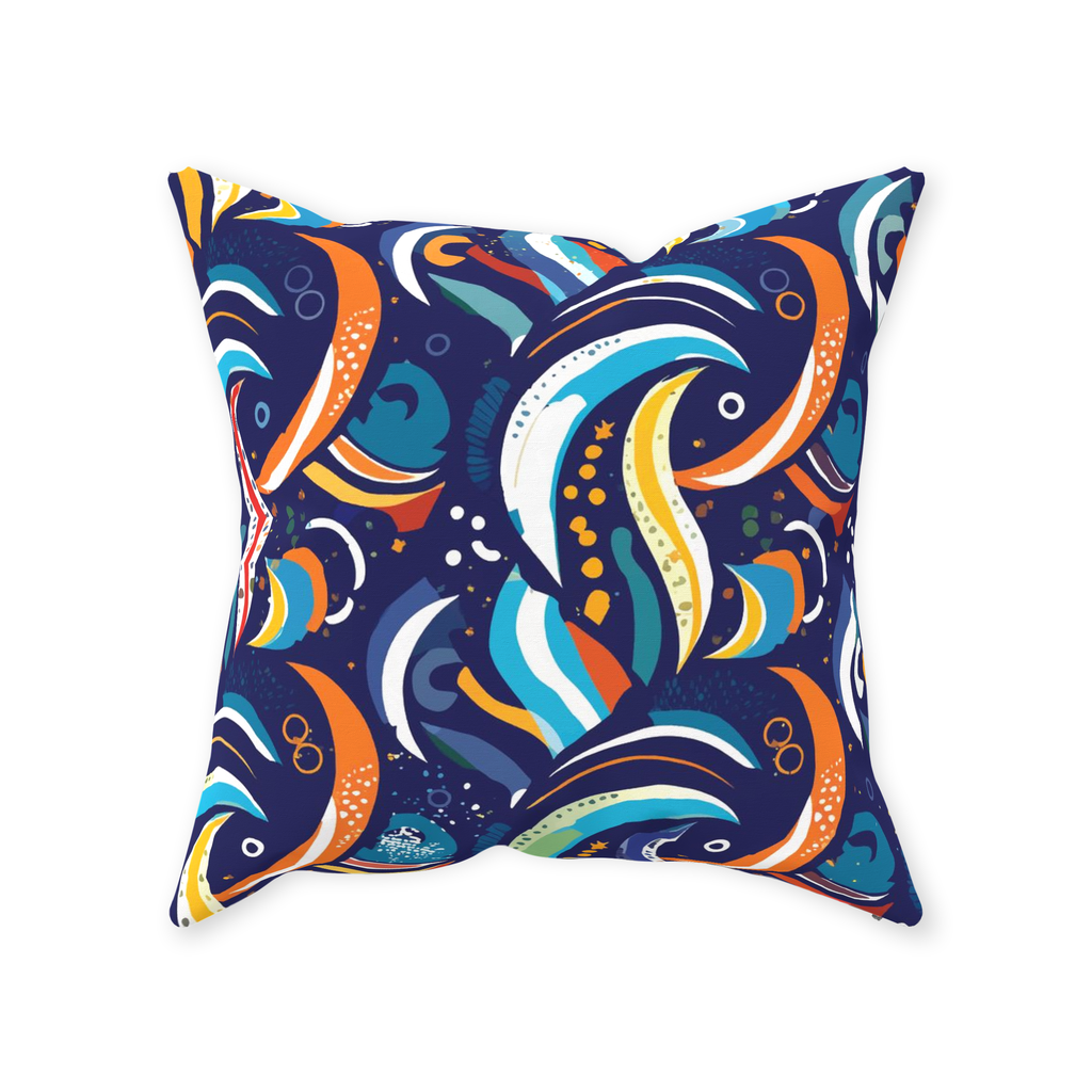 Artzy Colors Throw Pillows