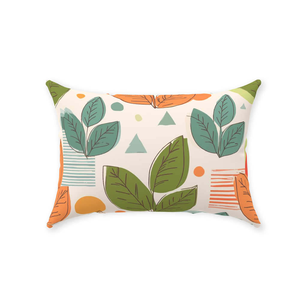 Leaves Throw Pillows