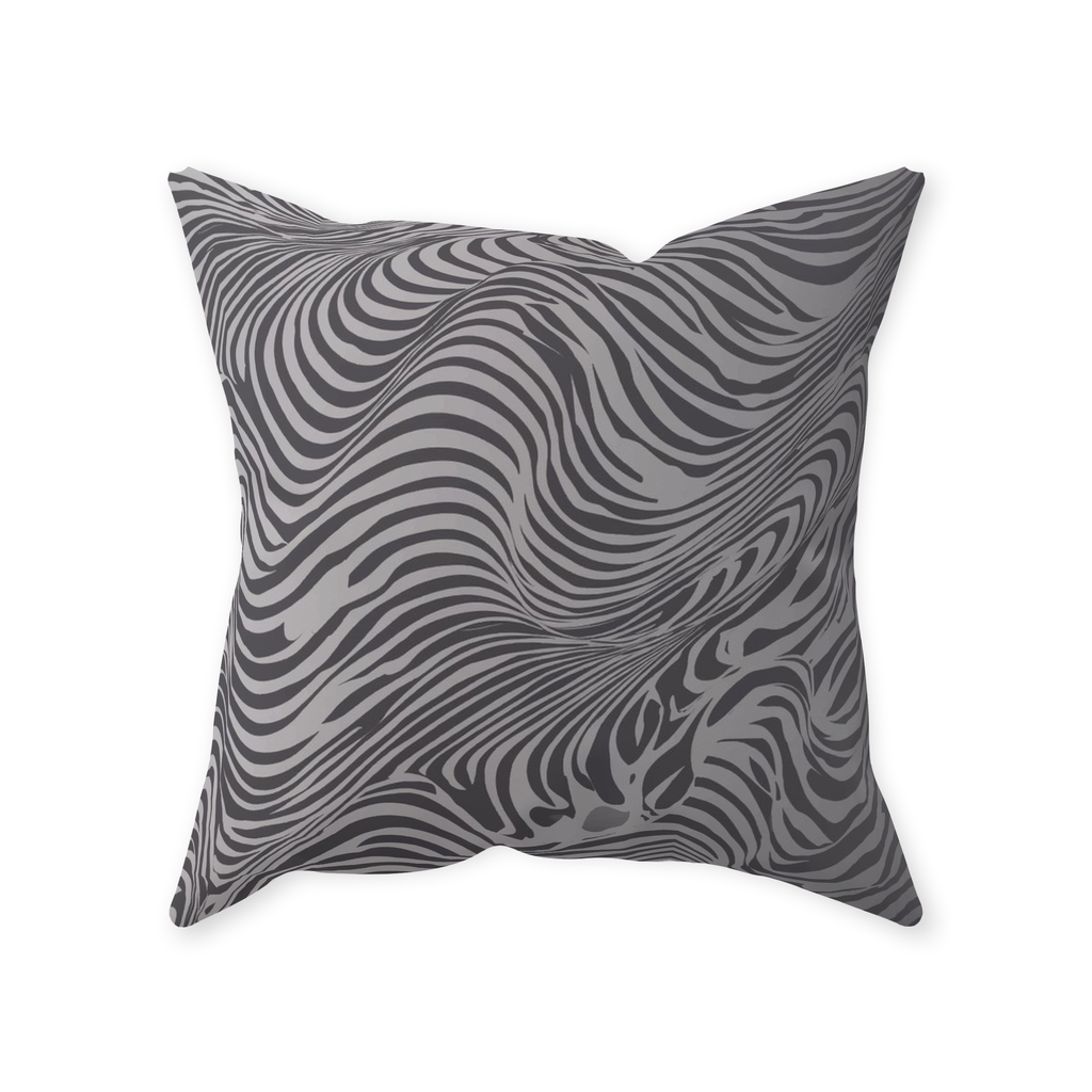 Black Zebra Throw Pillows