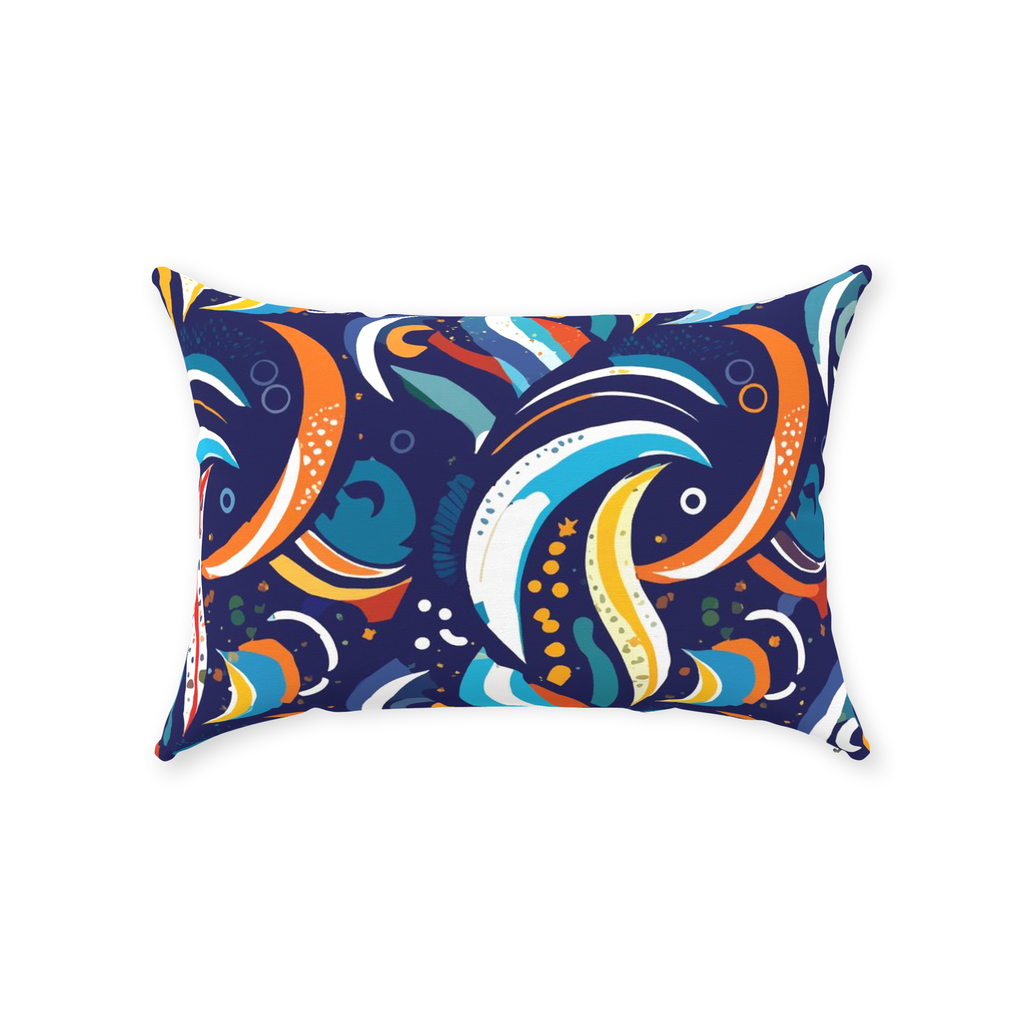 Artzy Colors Throw Pillows