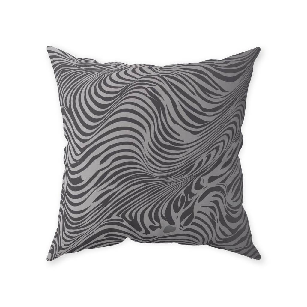 Black Zebra Throw Pillows