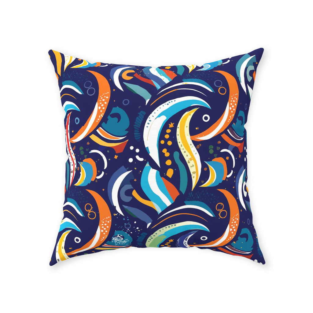Artzy Colors Throw Pillows