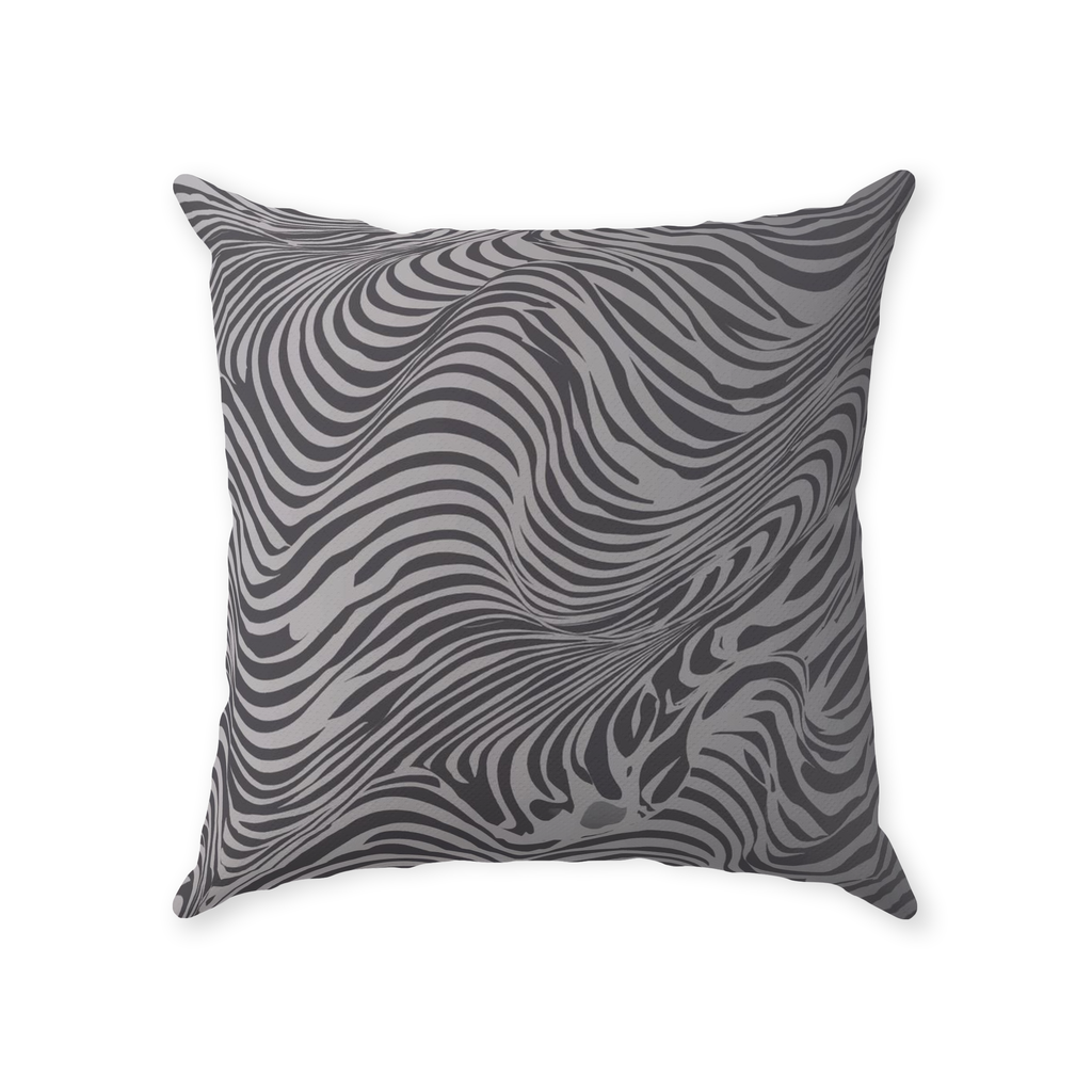 Black Zebra Throw Pillows