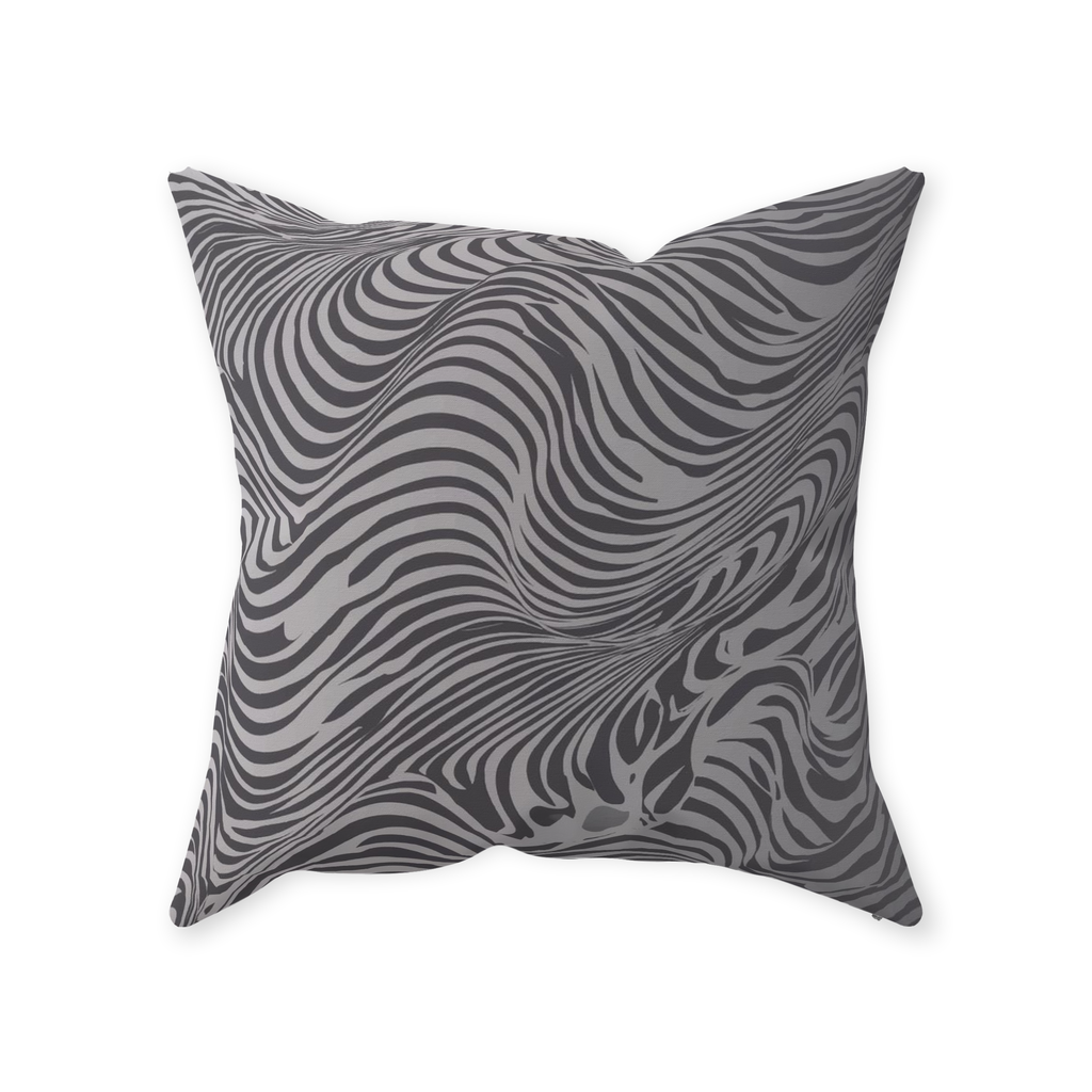 Black Zebra Throw Pillows