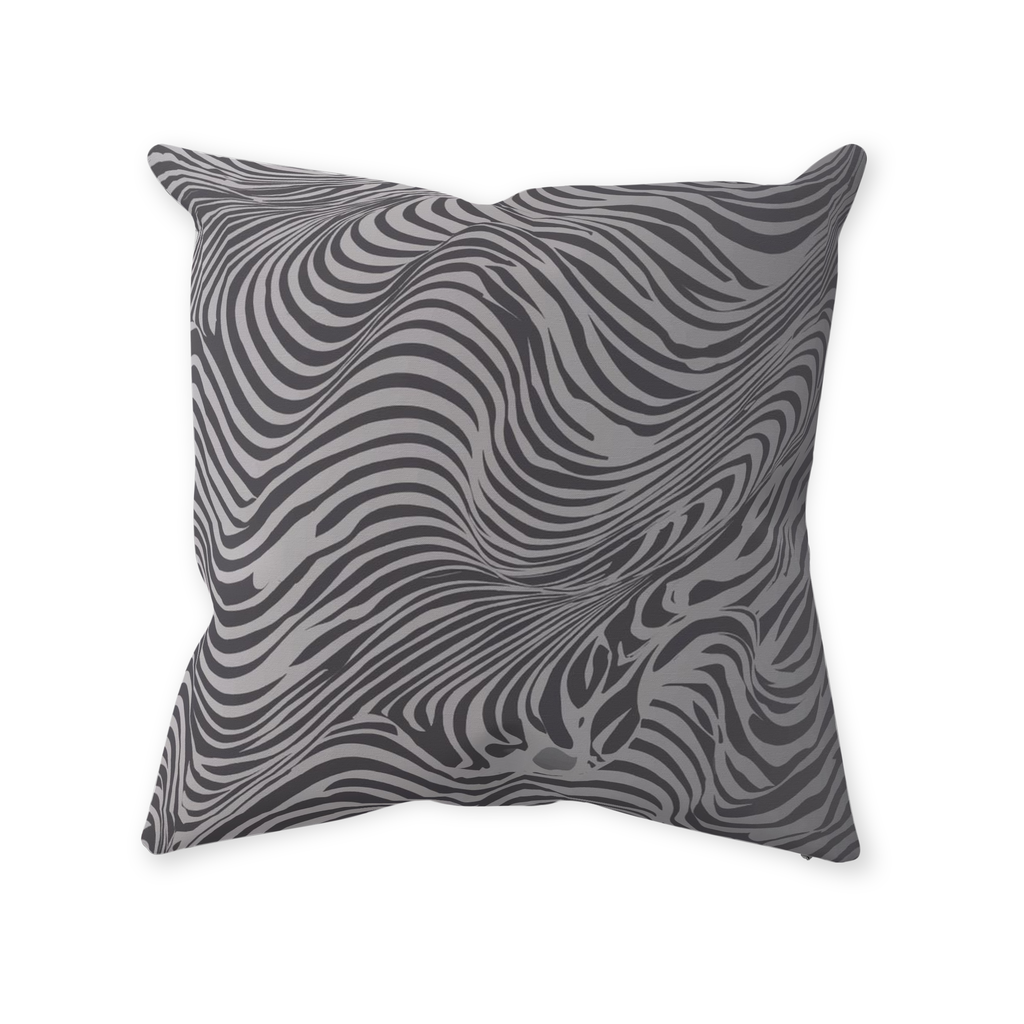 Black Zebra Throw Pillows