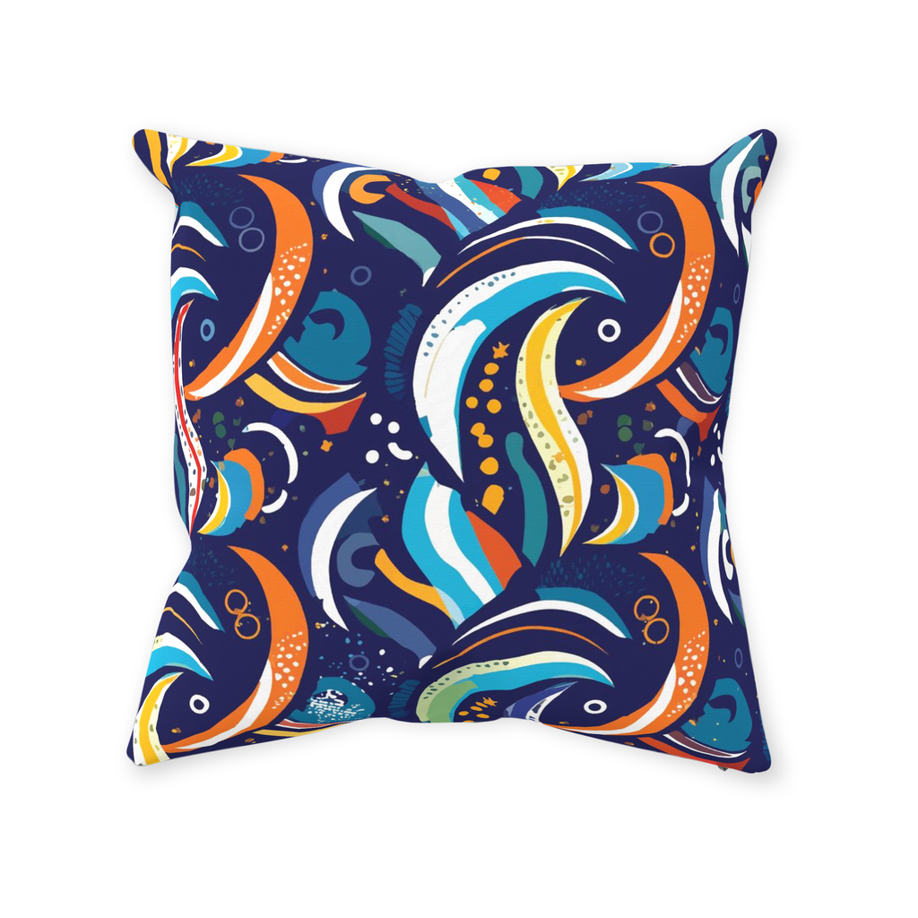 Artzy Colors Throw Pillows