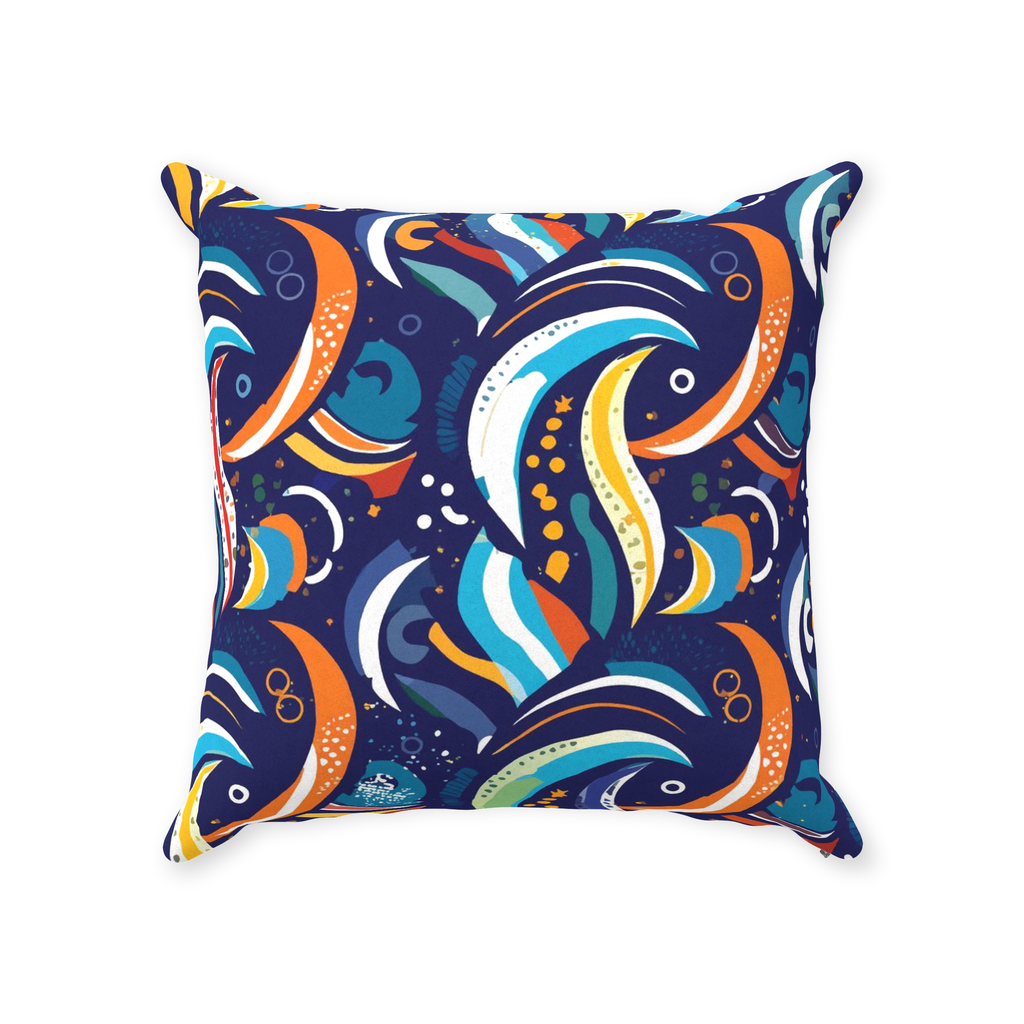 Artzy Colors Throw Pillows