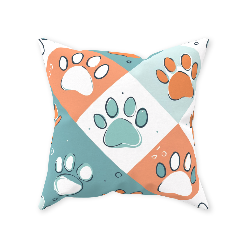 Paws Throw Pillows
