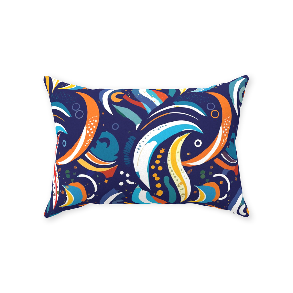 Artzy Colors Throw Pillows