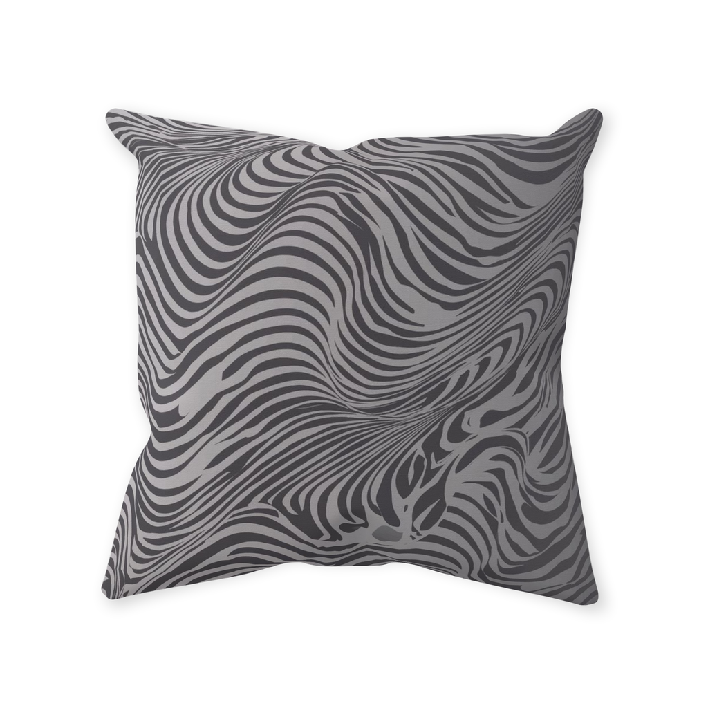 Black Zebra Throw Pillows