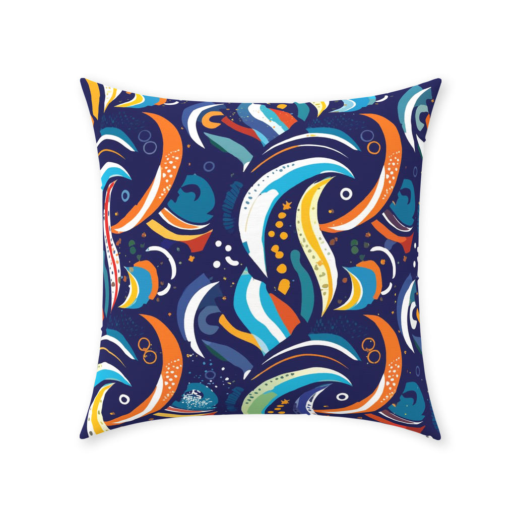 Artzy Colors Throw Pillows