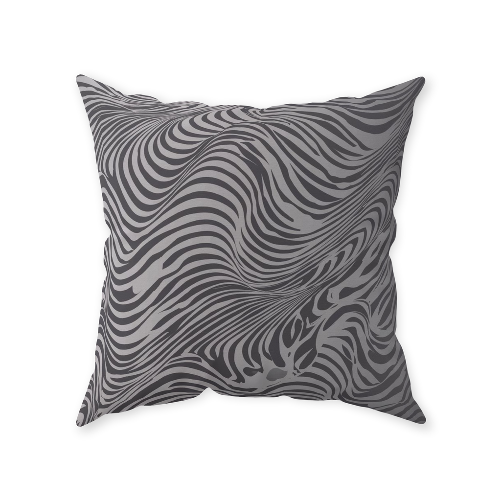 Black Zebra Throw Pillows