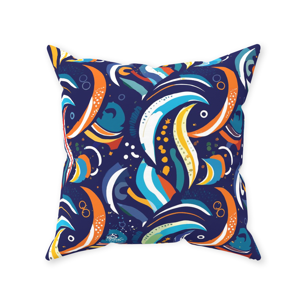 Artzy Colors Throw Pillows