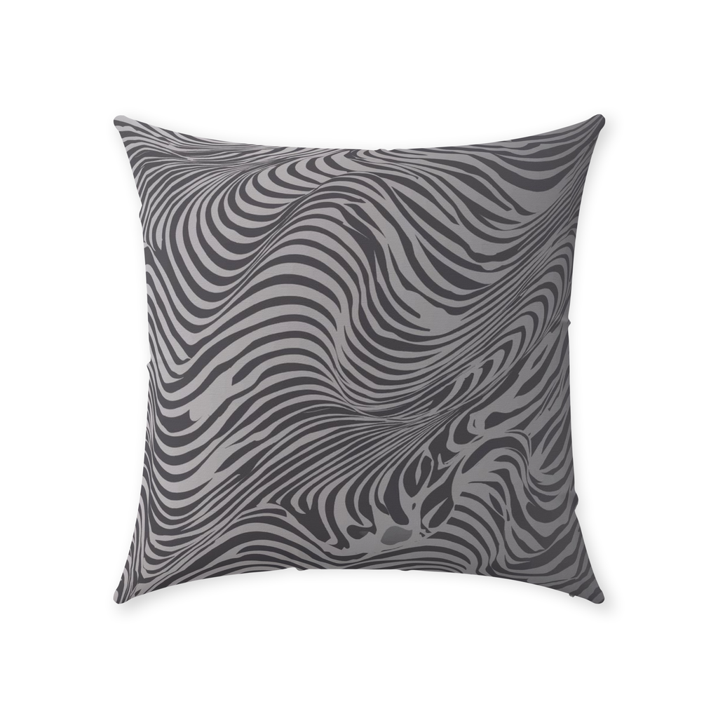 Black Zebra Throw Pillows