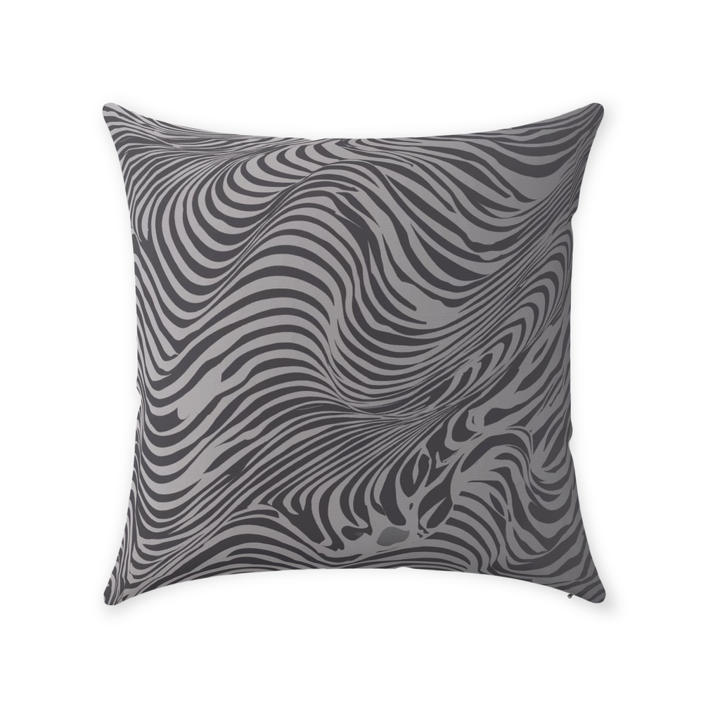 Black Zebra Throw Pillows