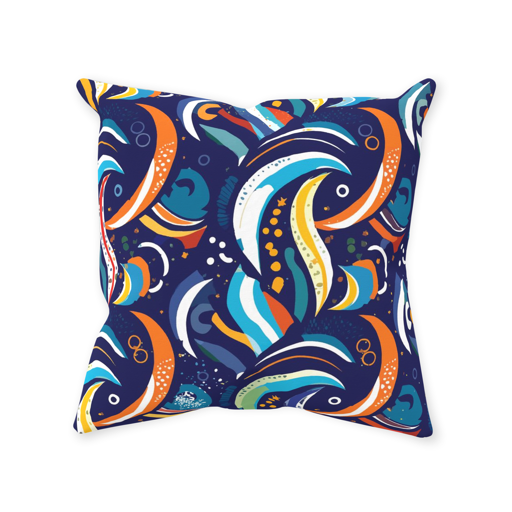 Artzy Colors Throw Pillows