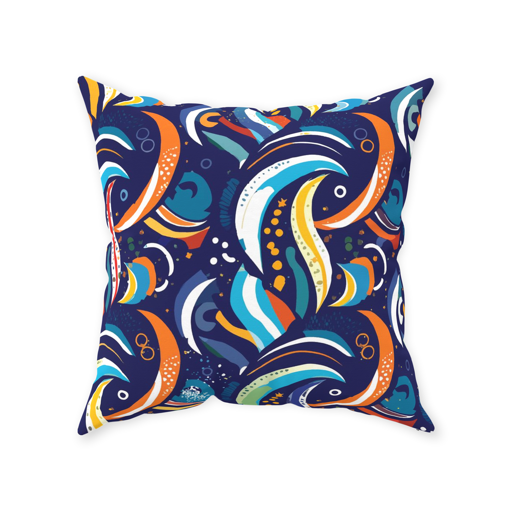 Artzy Colors Throw Pillows