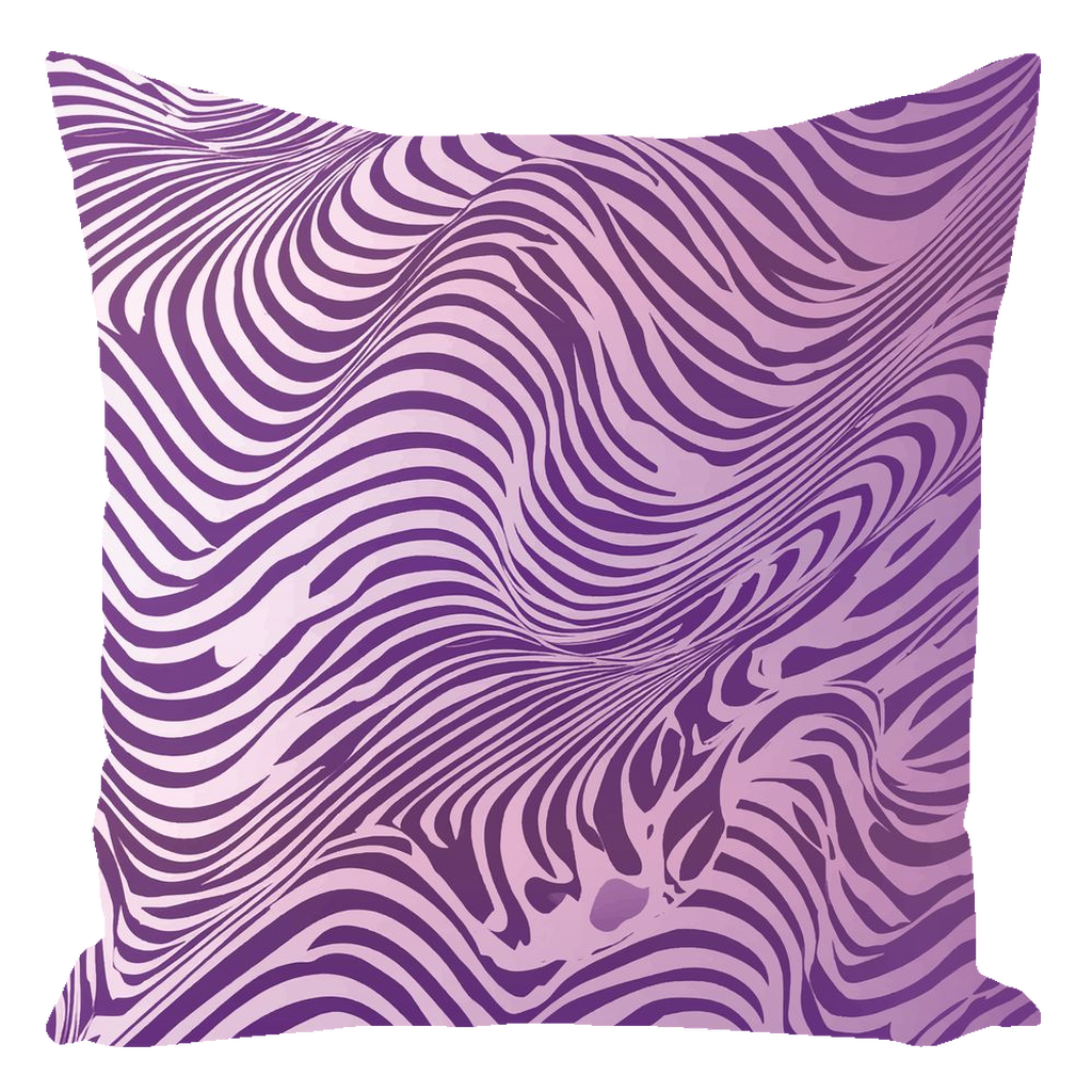 Purple Zebra Throw Pillows