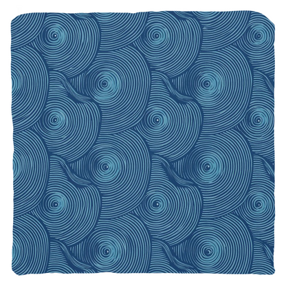 Blue Oyster Throw Pillows