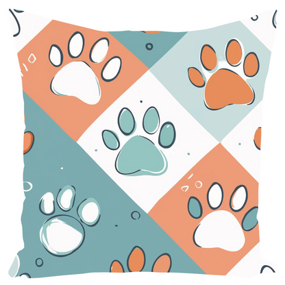 Paws Throw Pillows