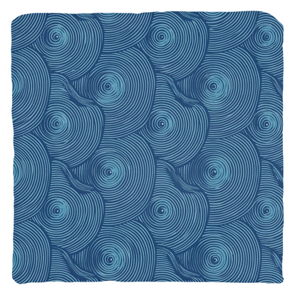 Blue Oyster Throw Pillows