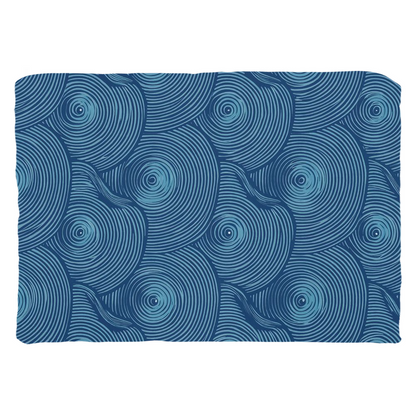 Blue Oyster Throw Pillows