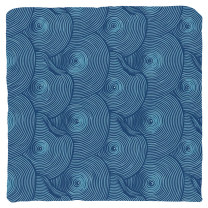 Blue Oyster Throw Pillows