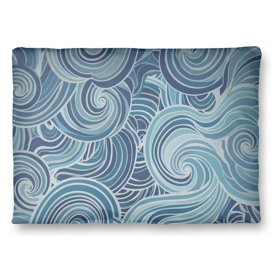 Blue Mayan Throw Pillows