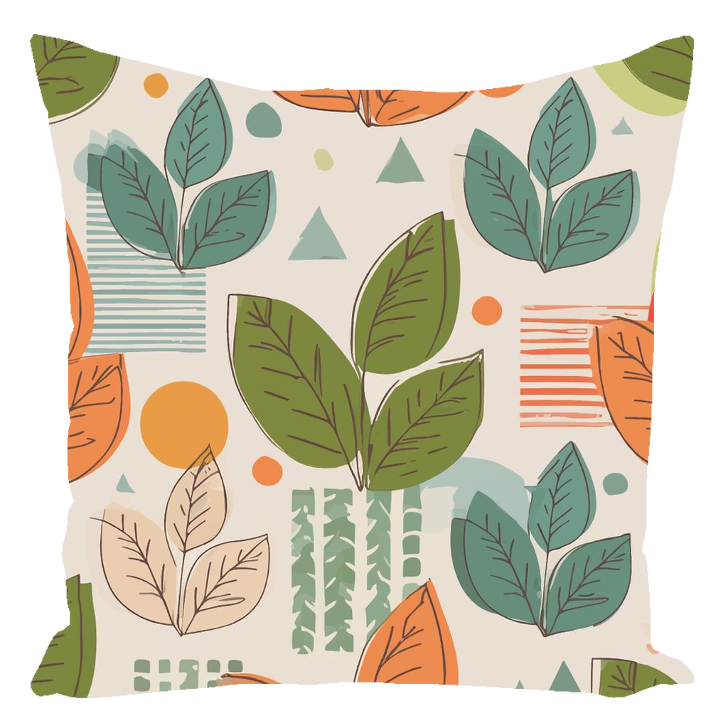 Leaves Throw Pillows
