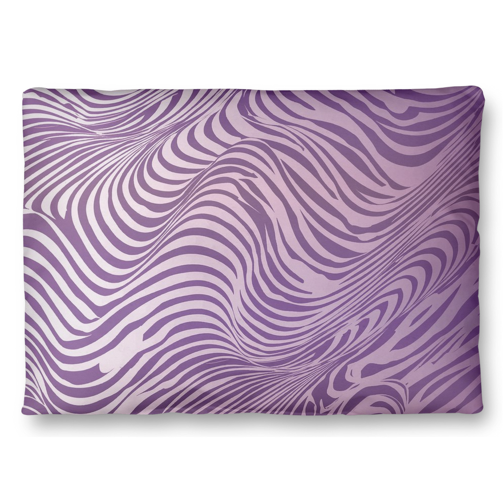 Purple Zebra Throw Pillows