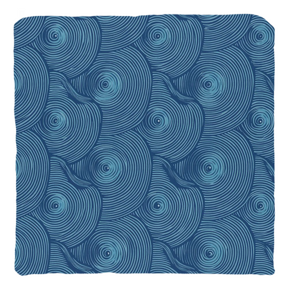 Blue Oyster Throw Pillows