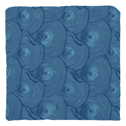 Blue Oyster Throw Pillows