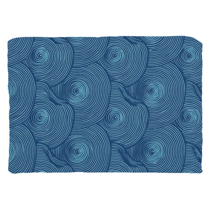 Blue Oyster Throw Pillows