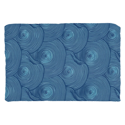 Blue Oyster Throw Pillows