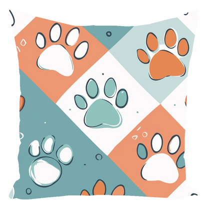 Paws Throw Pillows
