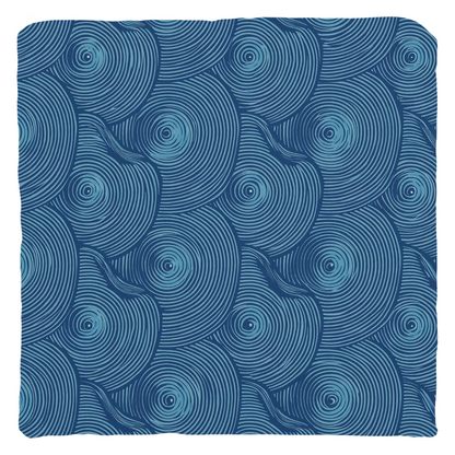 Blue Oyster Throw Pillows