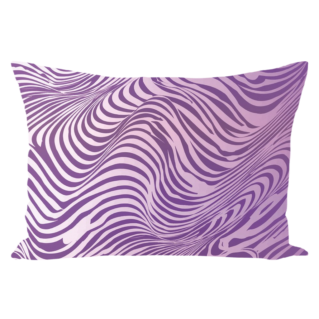 Purple Zebra Throw Pillows