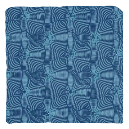 Blue Oyster Throw Pillows