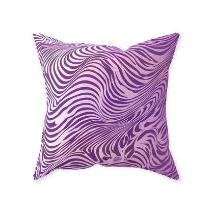 Purple Zebra Throw Pillows