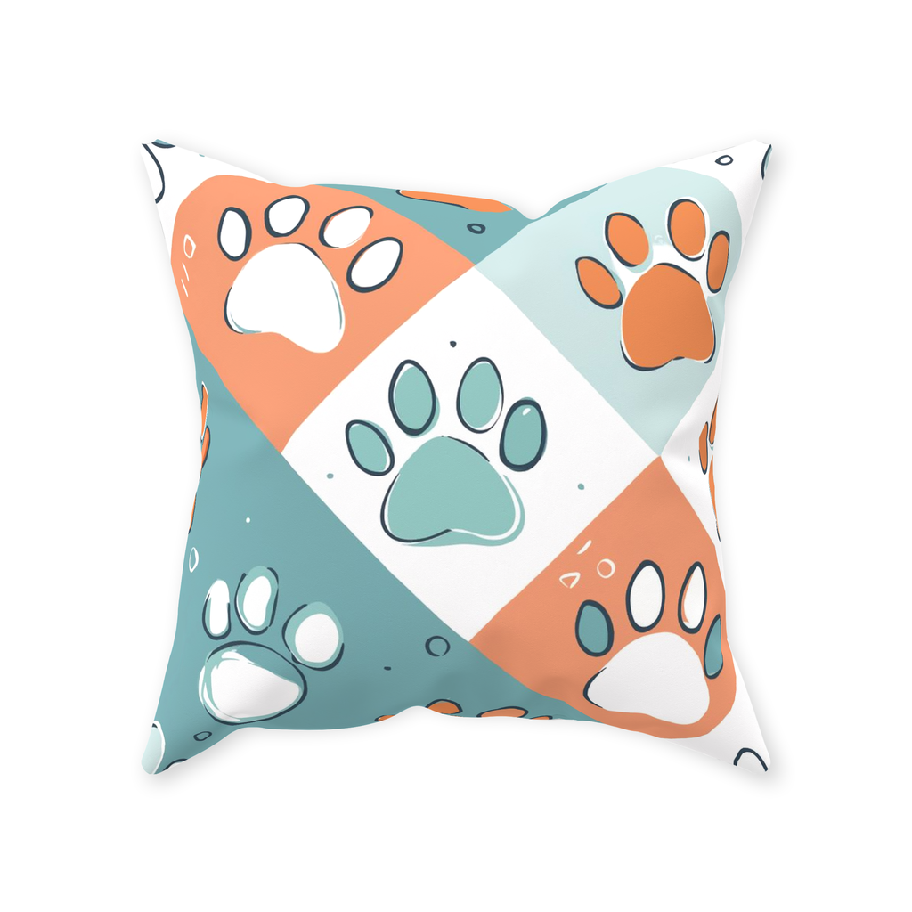 Paws Throw Pillows
