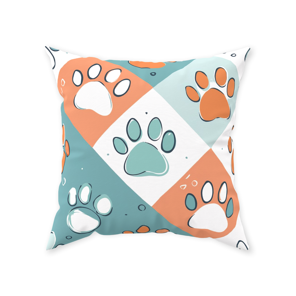 Paws Throw Pillows