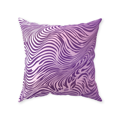 Purple Zebra Throw Pillows