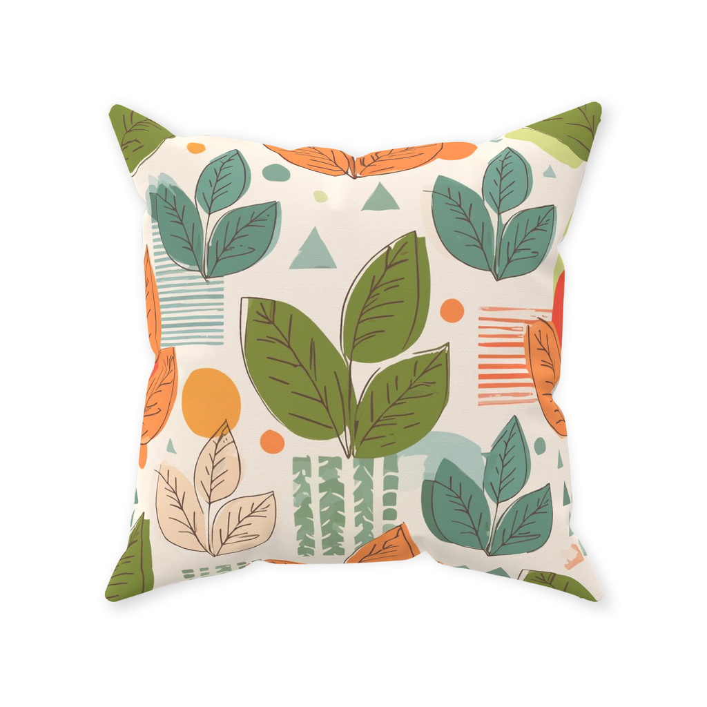 Leaves Throw Pillows