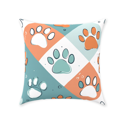 Paws Throw Pillows