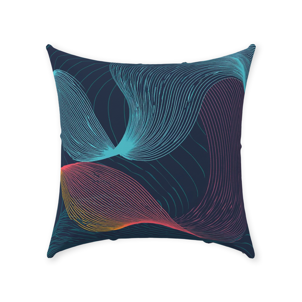 Flowing Throw Pillows