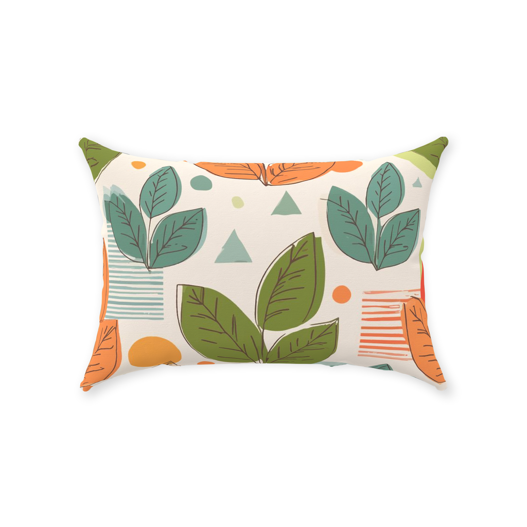 Leaves Throw Pillows