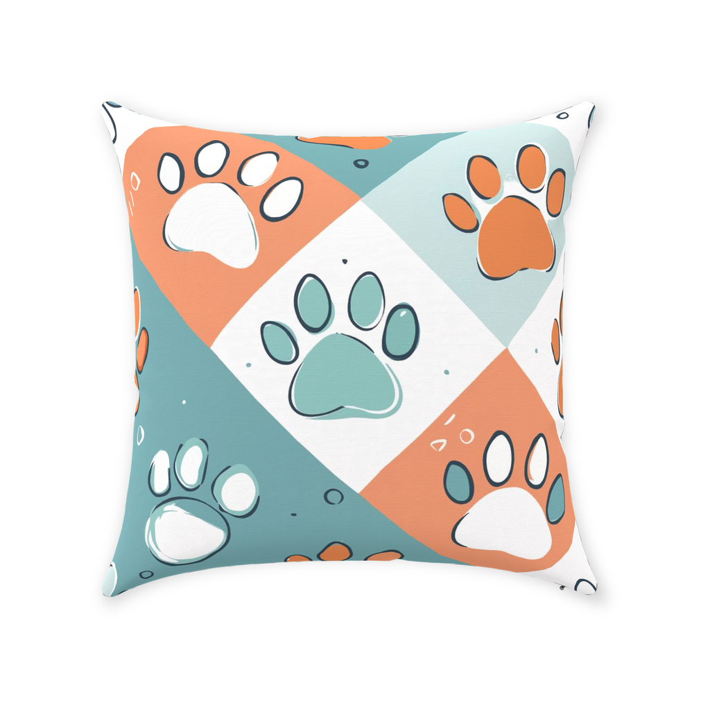 Paws Throw Pillows